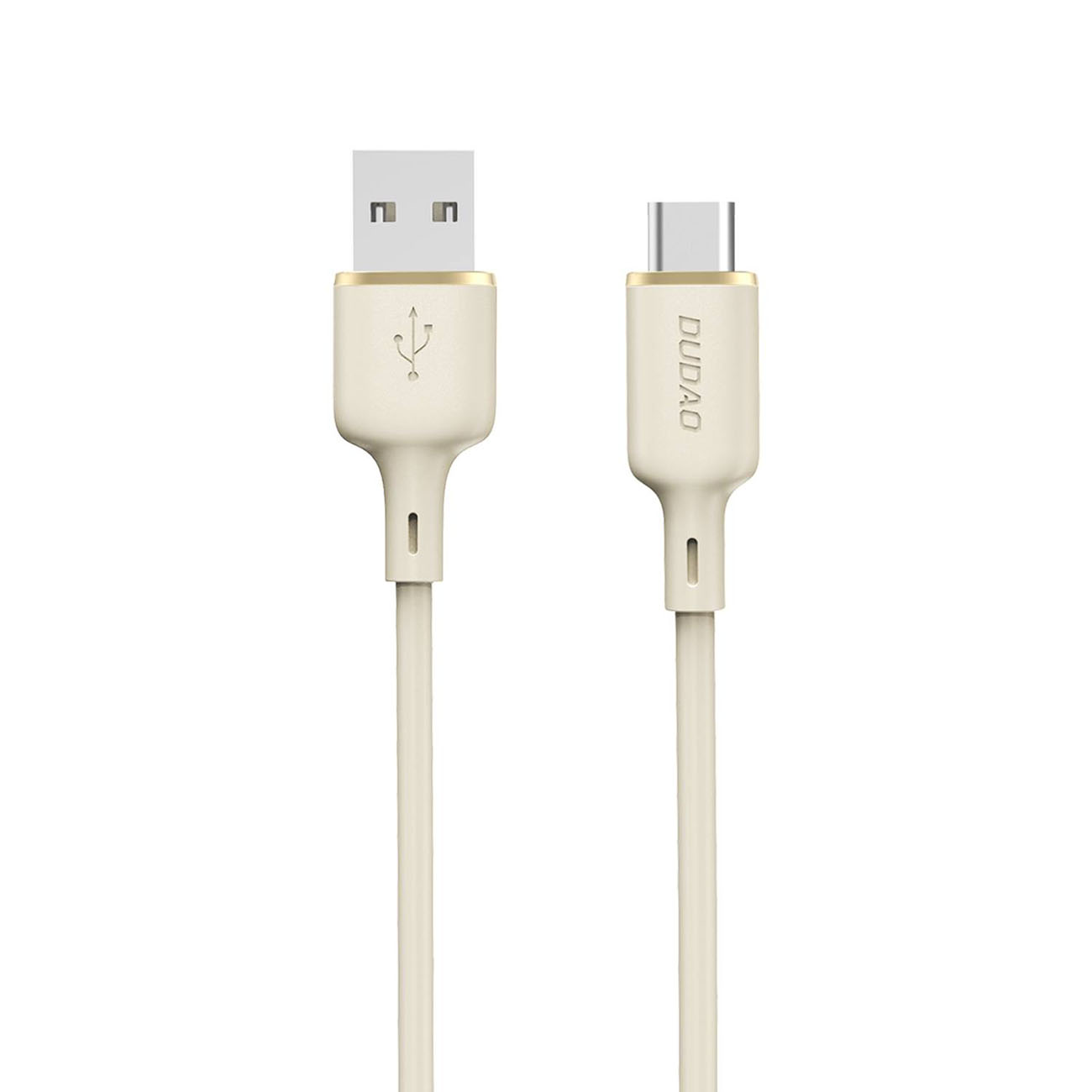 Dudao L7SC USB-A - USB-C kabelis 5A 1m - smėlio spalvos
