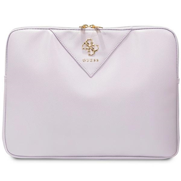 Guess Triangle 4G dėklas 14" nešiojamam kompiuteriui - violetinis