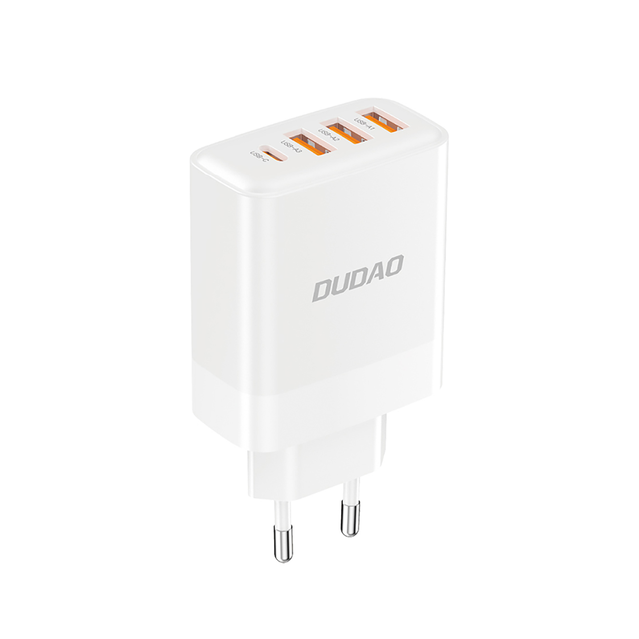 Dudao A5HEU tinklo įkroviklis 3x USB-A 1x USB-C PD20W - baltas