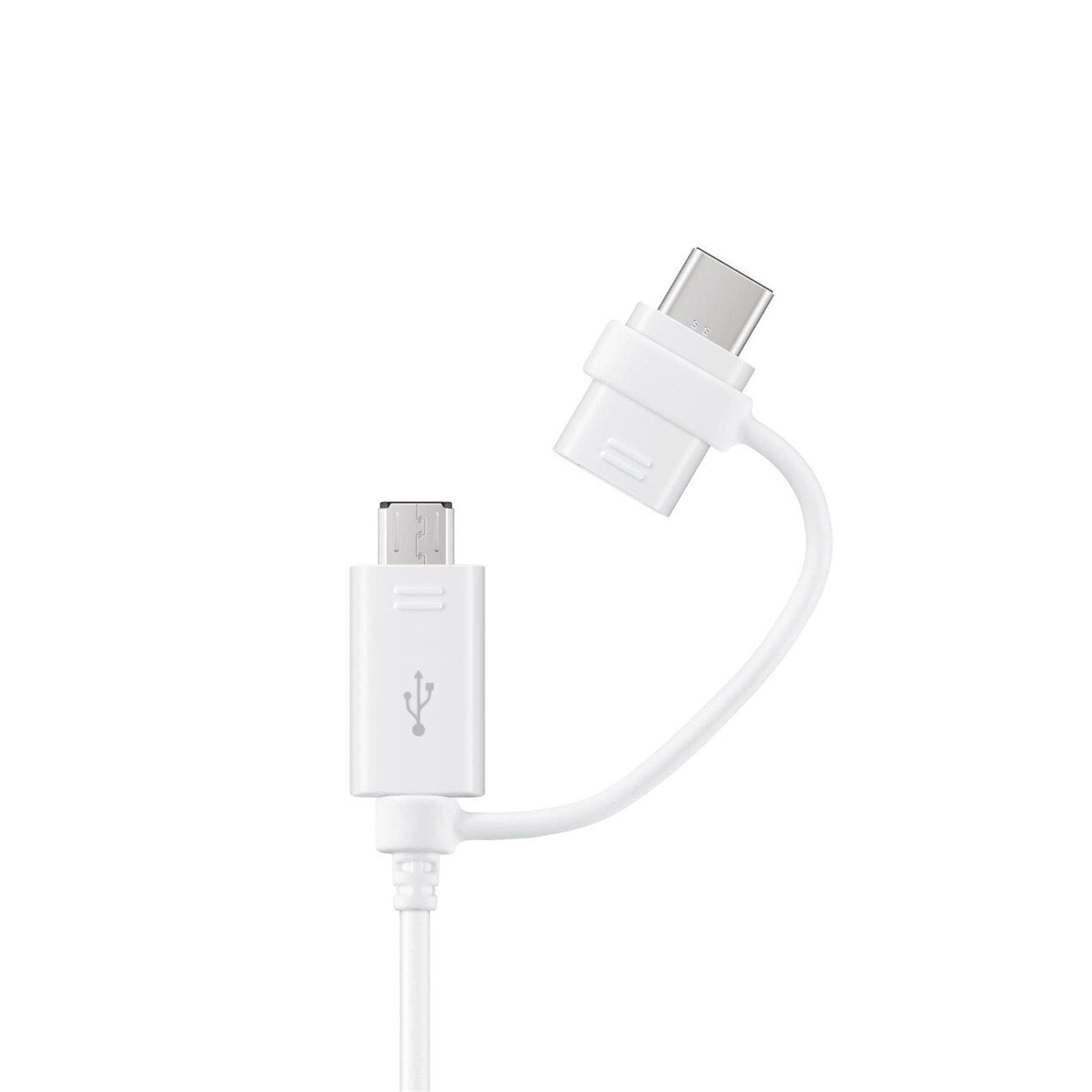 Samsung Combo EP-DG930DWEGWW kabelis USB-A / micro USB - USB-C 1.5m - baltas