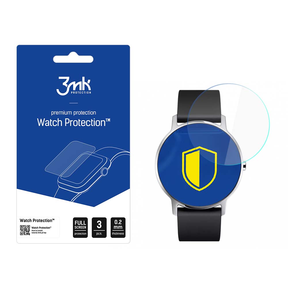 3mk Watch Protection ARC išmaniojo laikrodžio apsauginis stiklas Withings Steel HR 36mm