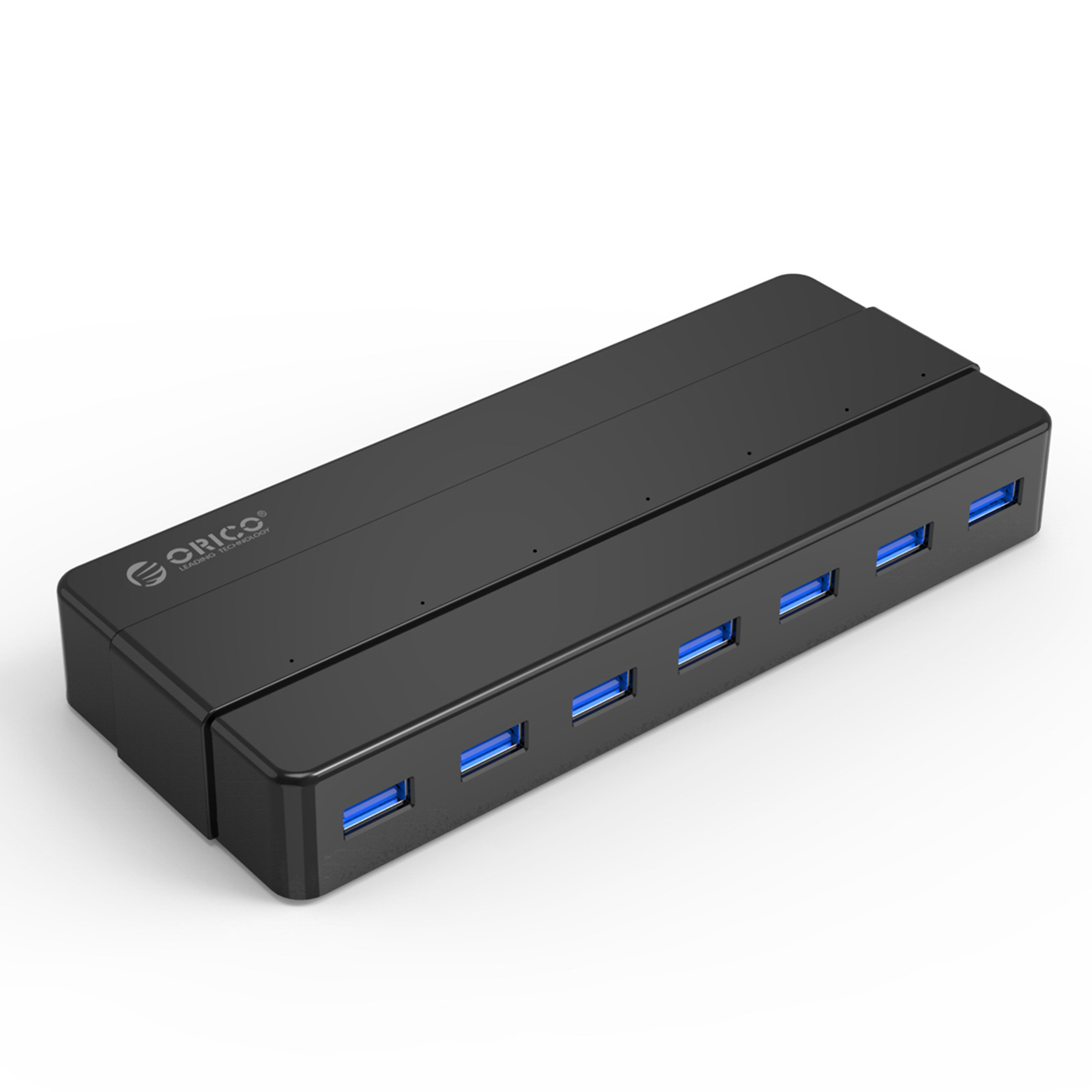 Hub Orico H7928-U3-V1 7x USB-A 3.0 - juodas