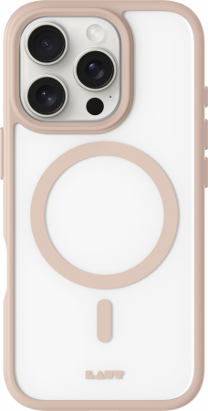 Laut Huex Protect Dėklas with MagSafe iPhone 16 Pro Max - Skaidrus Beige