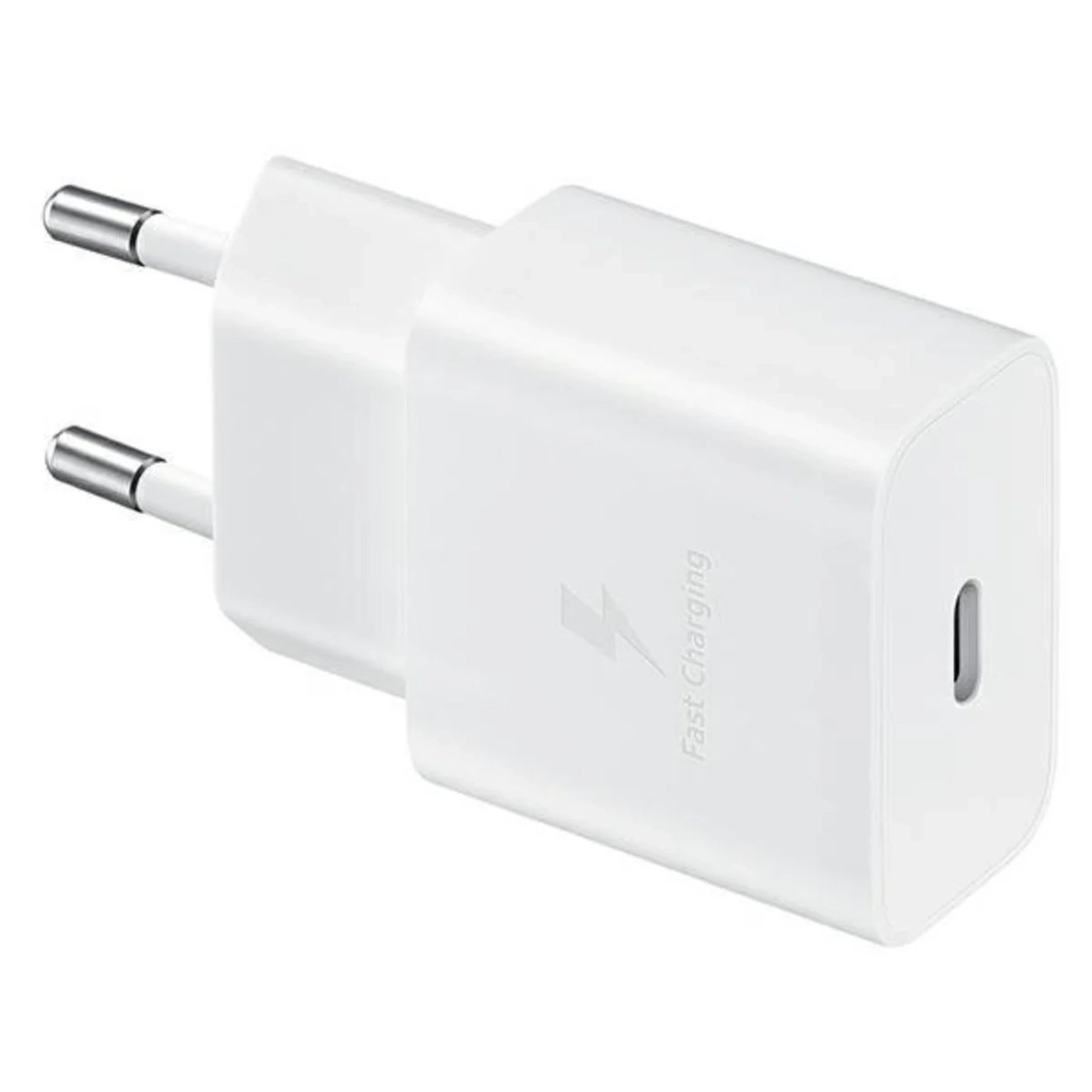 Samsung EP-T1510EWE 15W USB-C sieninis įkroviklis (OOB didmeninė – pakaitinė pakuotė) – baltas