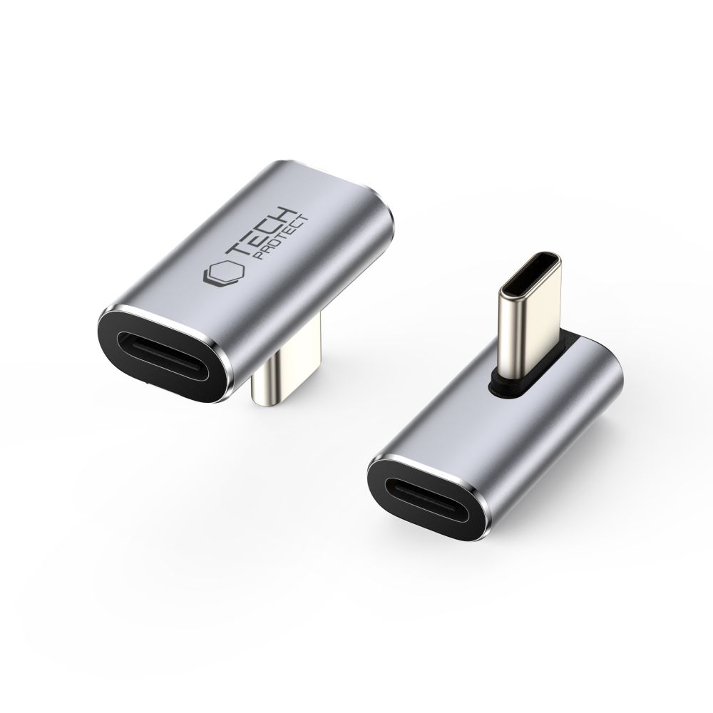 Tech-Protect Ultraboost AA03 USB-C kampinis adapteris - pilkas