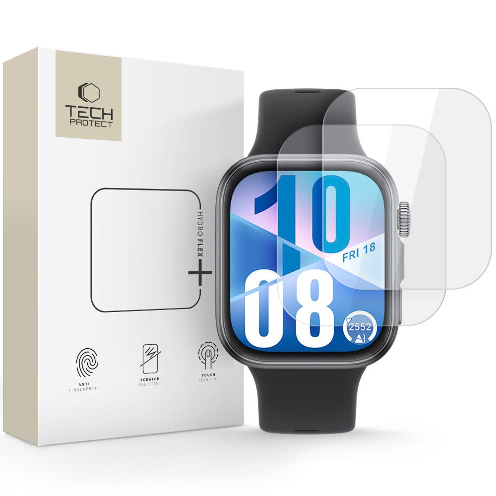 Tech-Protect Hofi Hydro Flex+ 2 vnt. hidrogelio plėvelės Huawei Watch Fit 3 / 4 - skaidrios