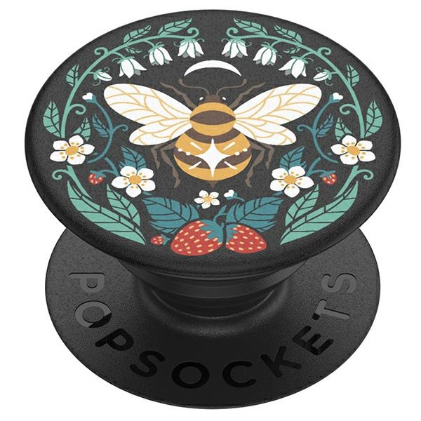 Popsockets 2 Bee Boho Phone Holder and Stand - Black