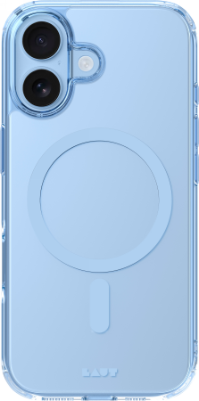 Laut Crystal Fluro MagSafe dėklas telefonui iPhone 17 - mėlynas