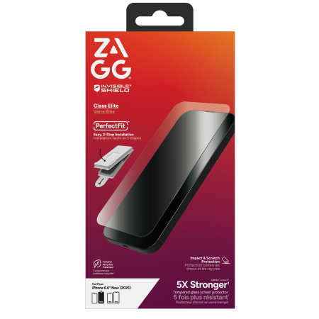 ZAGG Invisibleshield Glass Elite grūdintas apsauginis stiklas iPhone Air