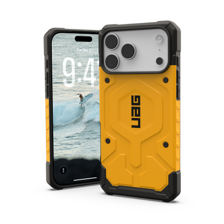 UAG Pathfinder Magnetinis dėklas telefonui iPhone 17 Pro Max - geltonas