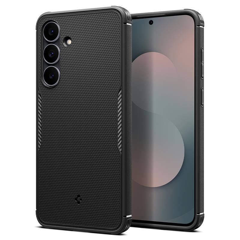 "Spigen Core Armor Mag MagSafe" dėklas "Samsung Galaxy S25 FE" - matinės juodos spalvos