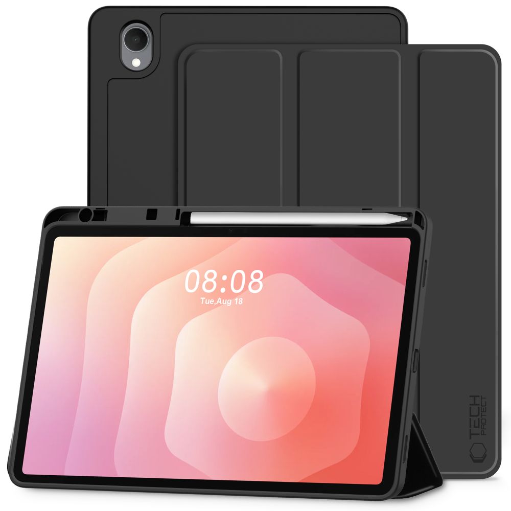 Tech-Protect SmartCase Pen dėklas planšetei Samsung Galaxy Tab S11 11.0 X730 / X736 - juodas