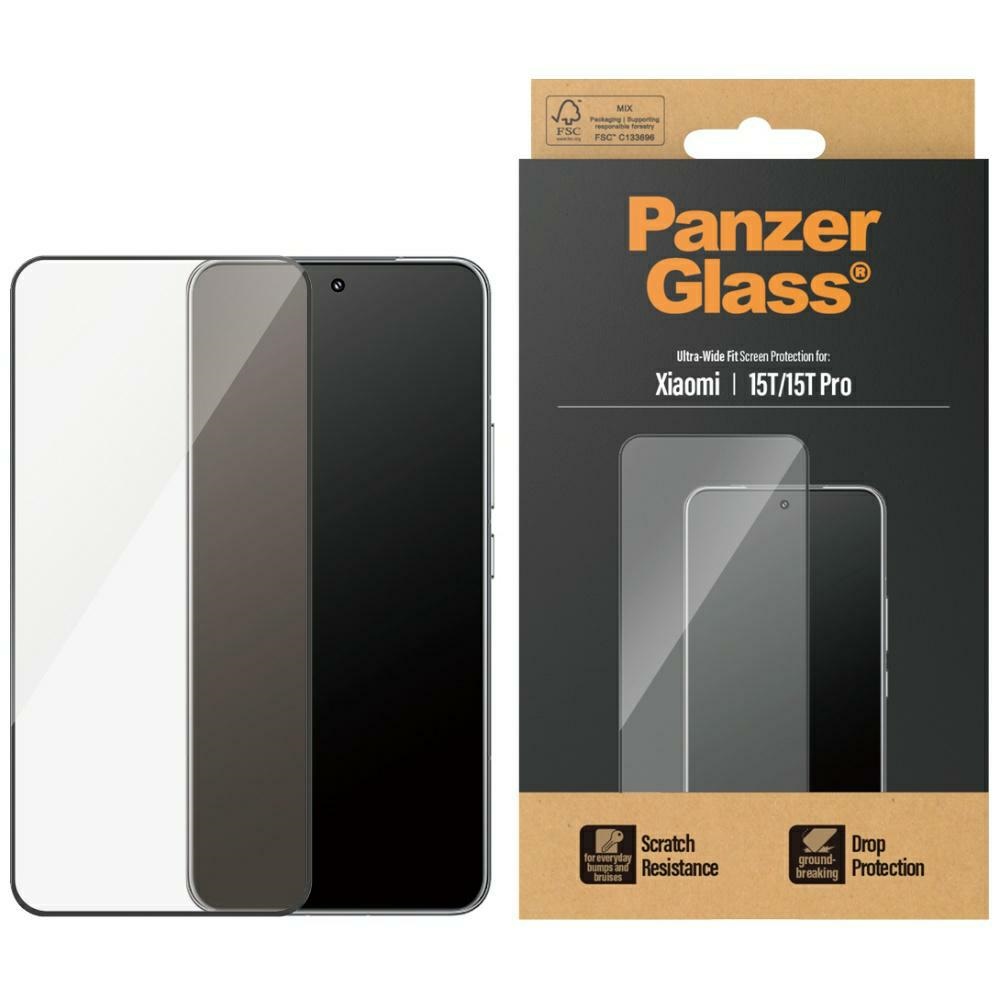 PanzerGlass Ultra-Wide Fit закаленное стекло Xiaomi 15T / 15T Pro