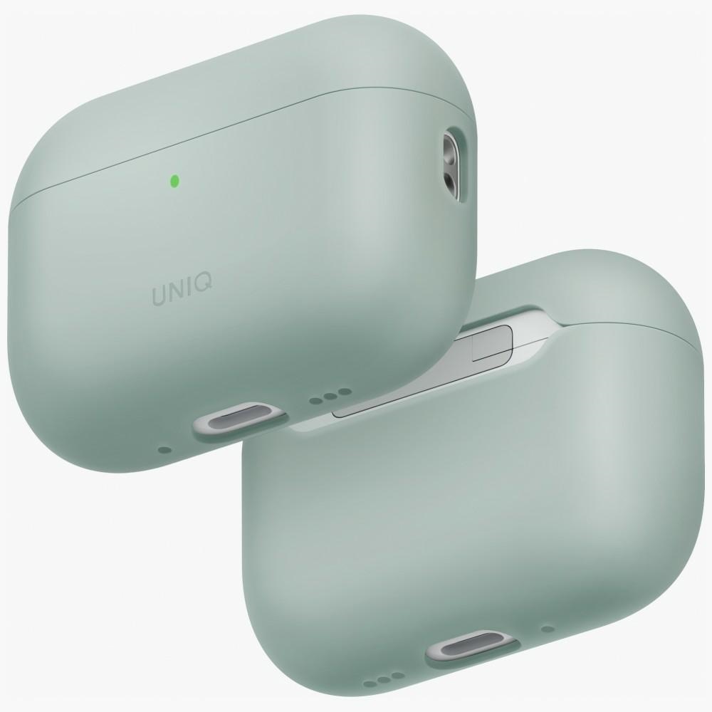 Uniq Lino silikoninis dėklas AirPods Pro 3 - žalias