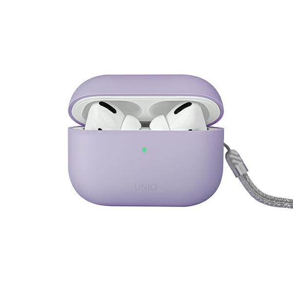 Uniq Lino silikoninis dėklas AirPods Pro 2 - violetinis