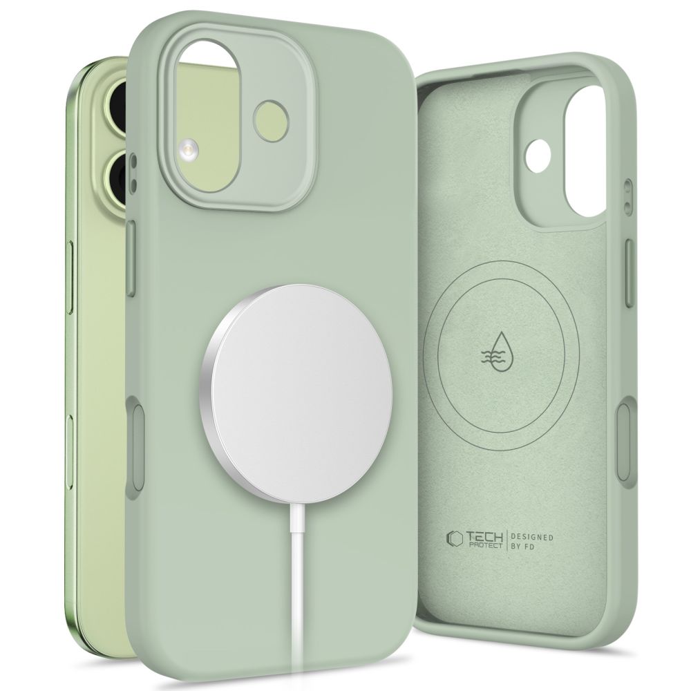 Tech-Protect Uniq MagSafe dėklas iPhone 17 žalias