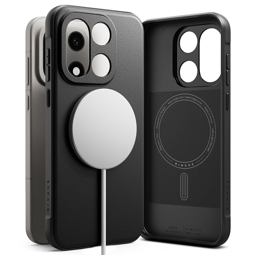 Ringke Onyx Magnetic MagSafe deklas, skirtas OnePlus 15 - Juodas