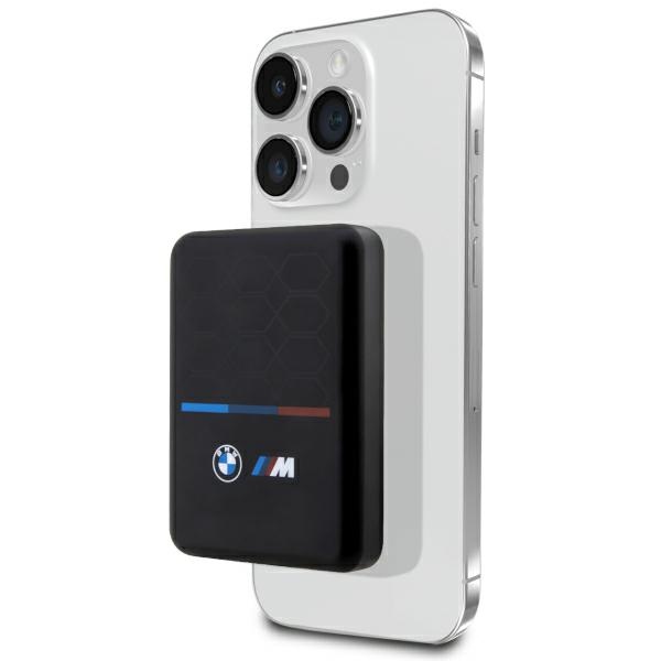 BMW M Collection MagSafe 5W 3000mAh Inductive Power Bank - Black