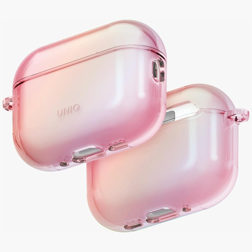 Uniq Iridescia Hang Case for AirPods Pro 3 - Transparent Pink