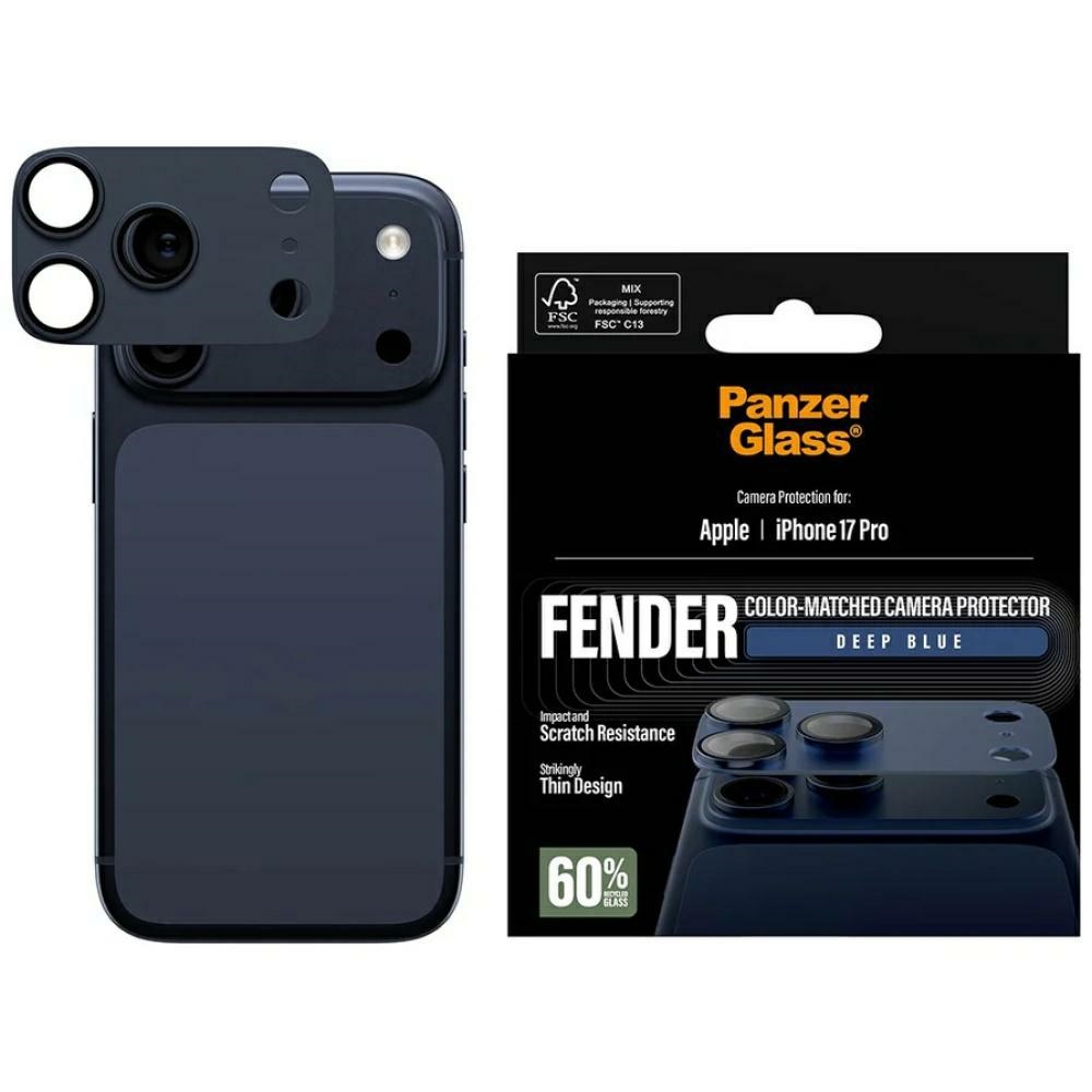 PanzerGlass Fender Camera Protector for iPhone 17 Pro - Blue