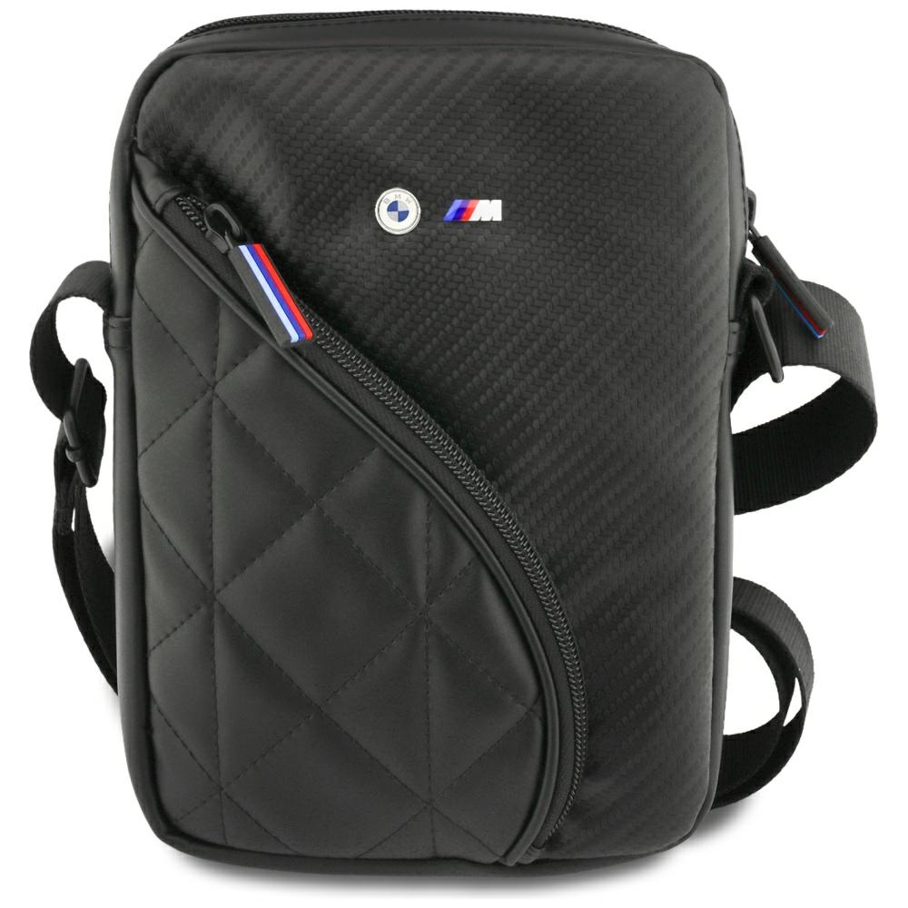 BMW Carbon Pockets & Metal Logo 8 coliu plansetinio krepselis - juodas