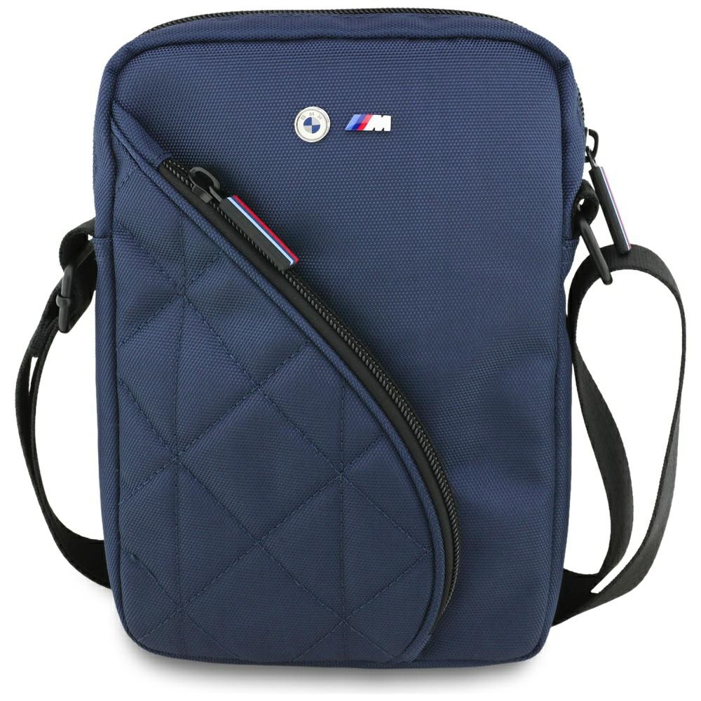 BMW Nylon Pockets & Metal Logo 8 coliu plansetinio krepselis - tamsiai melynas