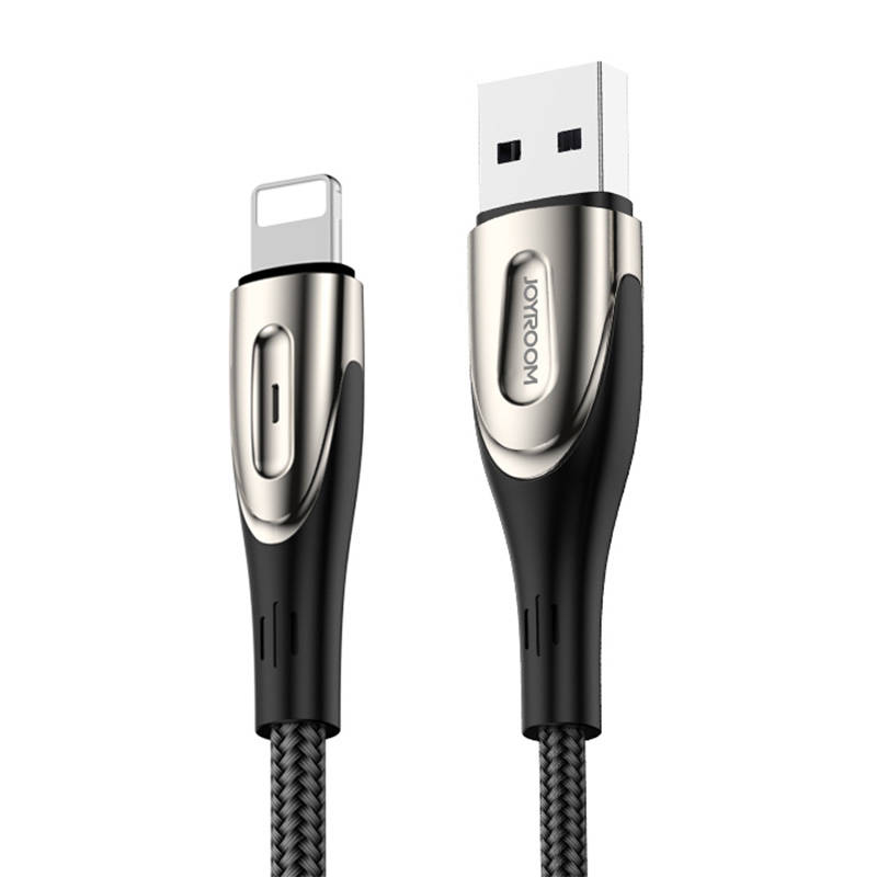 USB kabelis Lightning įrenginiams Joyroom Sharp S-M411 2.4A, 3m (juodas)