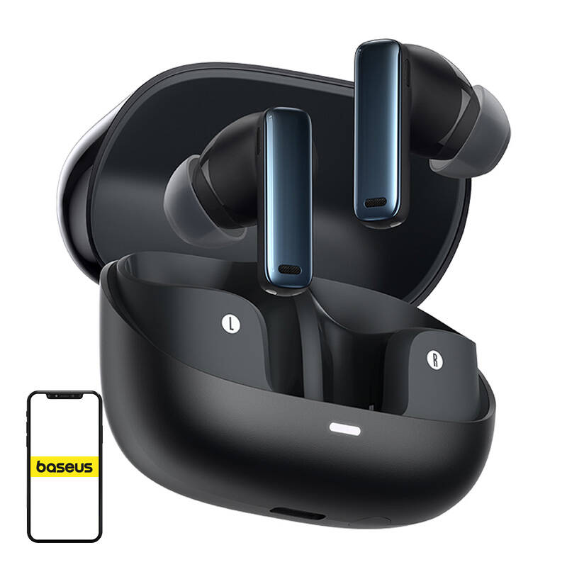 Ausinės TWS Baseus Bowie M2s (juodos spalvos)