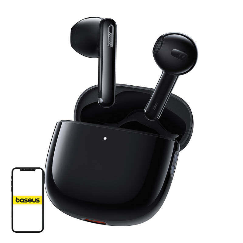 Ausinės TWS Baseus Bowie WX5 (juodos)