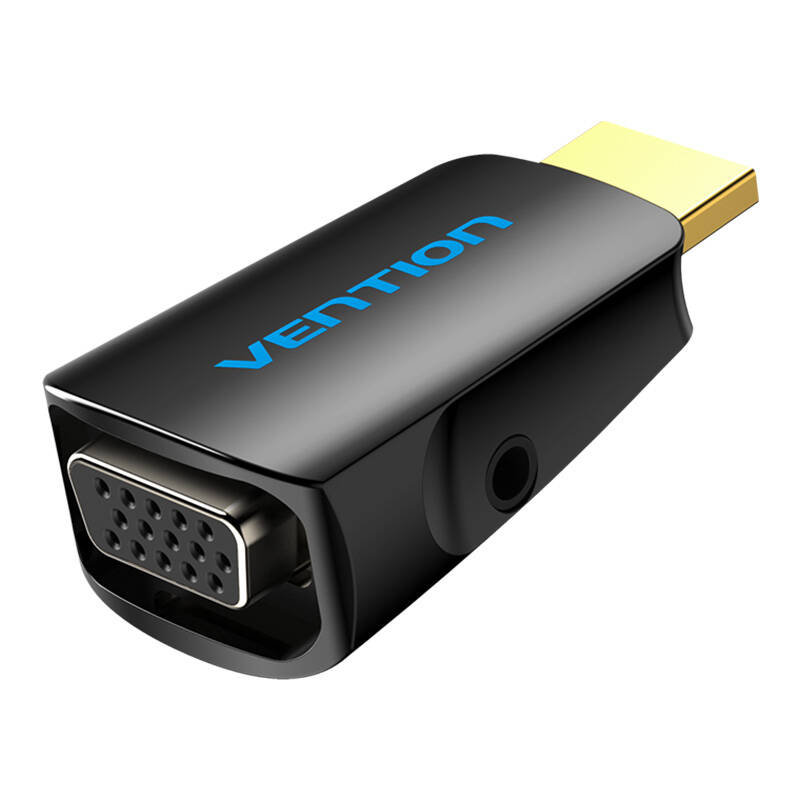 Adapteris HDMI į VGA Vention AIDB0 su 3.5mm garso jungtimi