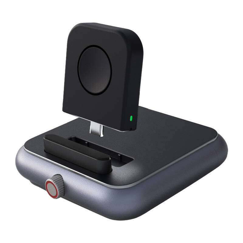 "Joyroom" JR-WQW03 magnetinis įkroviklis "Apple Watch" laikrodžiui (juodas)