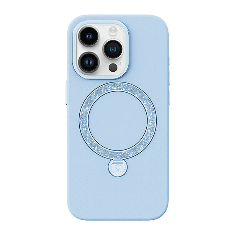 Dėklas telefonui Joyroom Dancing Circle PN-15L2 Iphone 15 Pro (mėlynas) be pakuotės