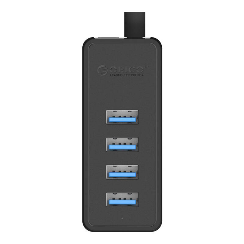 Orico W5P-100 USB į 4x USB 3.0 Hub adapteris (juodas)