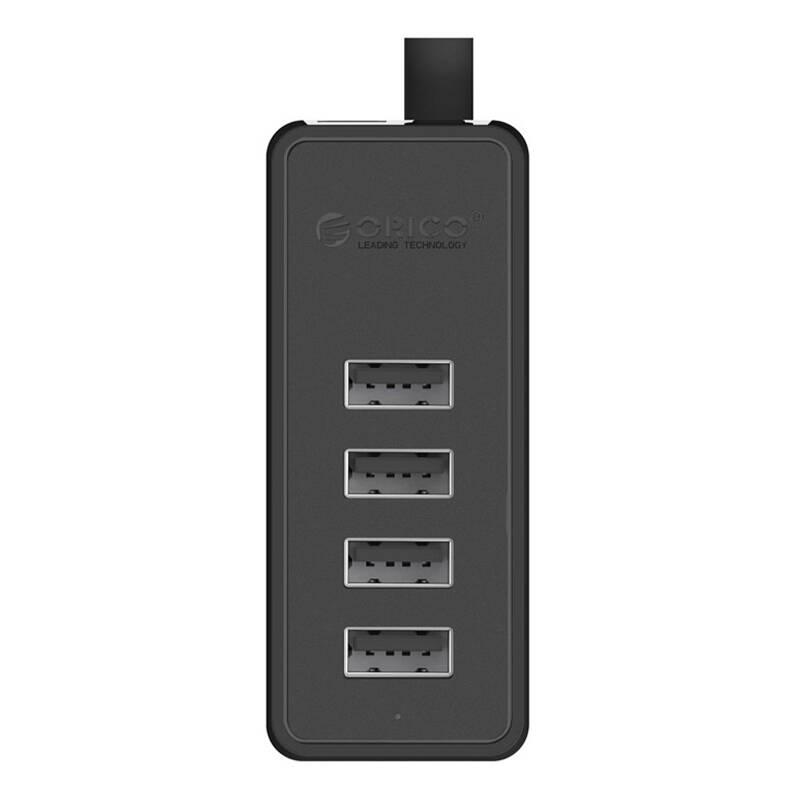 Orico W5P-30 USB į 4x USB 2.0 Hub adapteris (juodas)