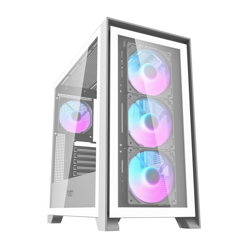 Darkflash DRX90 Glass computer case (white)