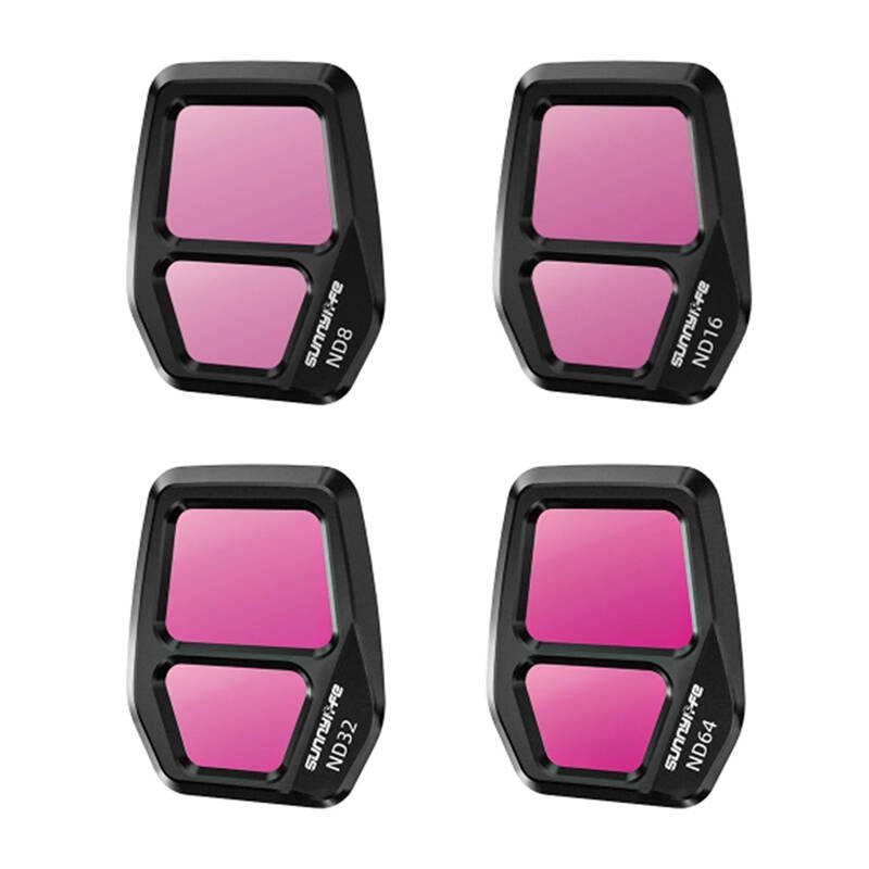 Sunnylife A3S-FI926 objektyvo filtras AIR 3S 4vnt. Mixture ND8+ND16+ND32+ND64