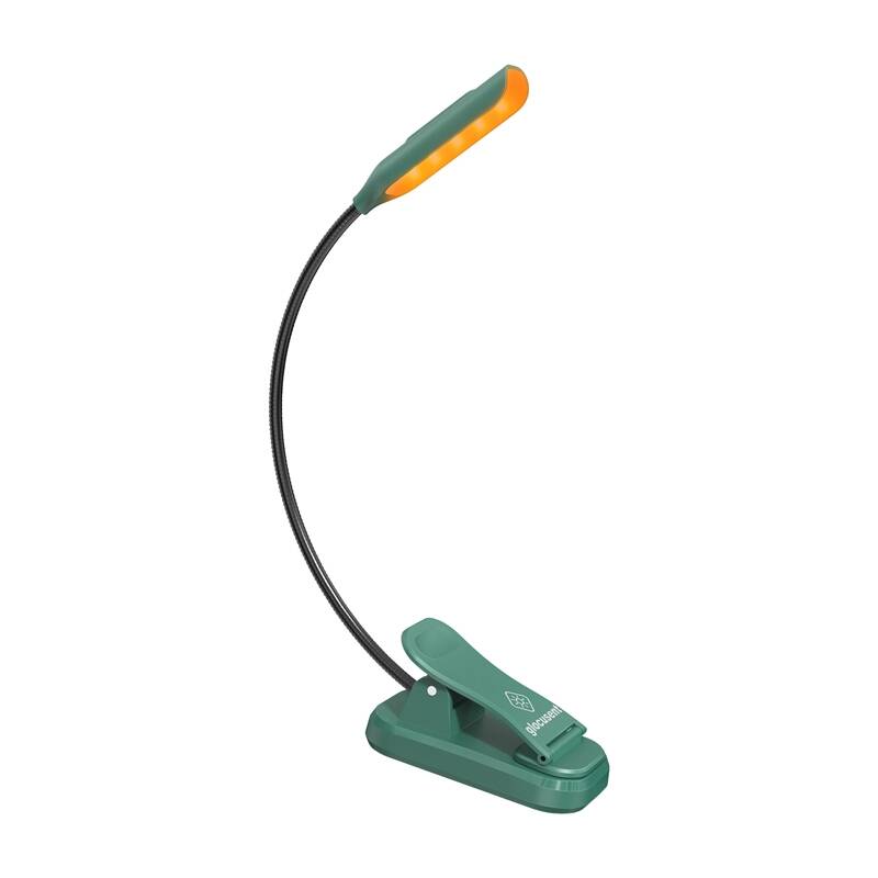 Wireless lamp Glocusent mini GLCSNTBL102G clip-on book light, USB-C Green