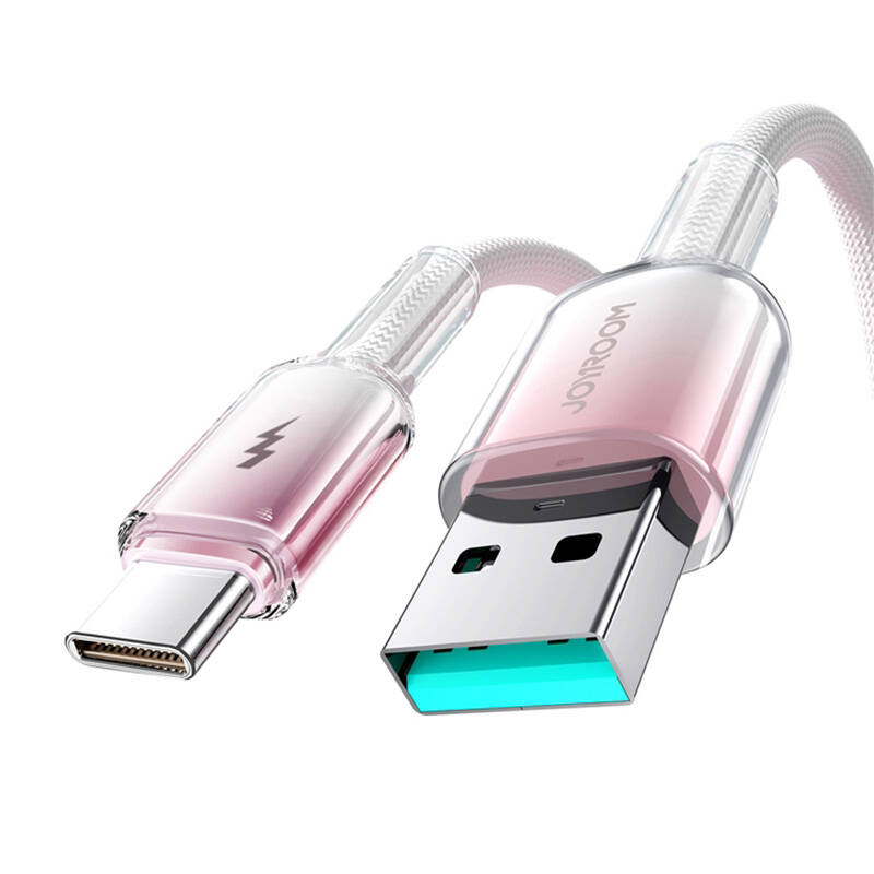 Joyroom S-A42 3A USB-A - USB-C kabelis 1.2m baltas