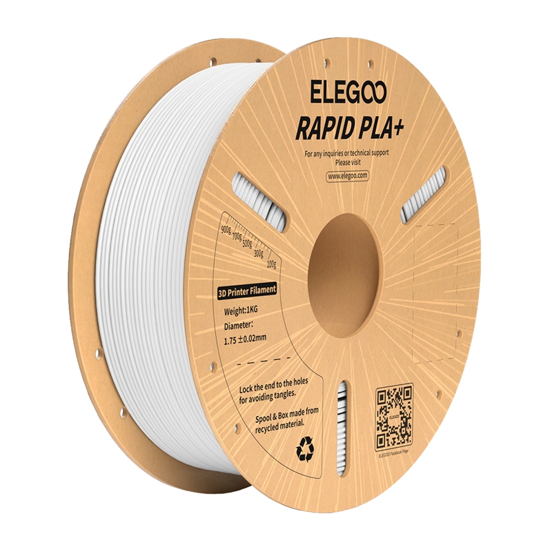 ELEGOO Rapid PLA+ Filament (White)