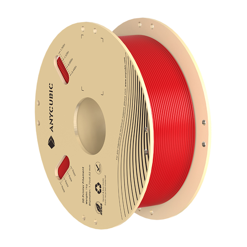 PLA Anycubic 1 KG Filament (Red)