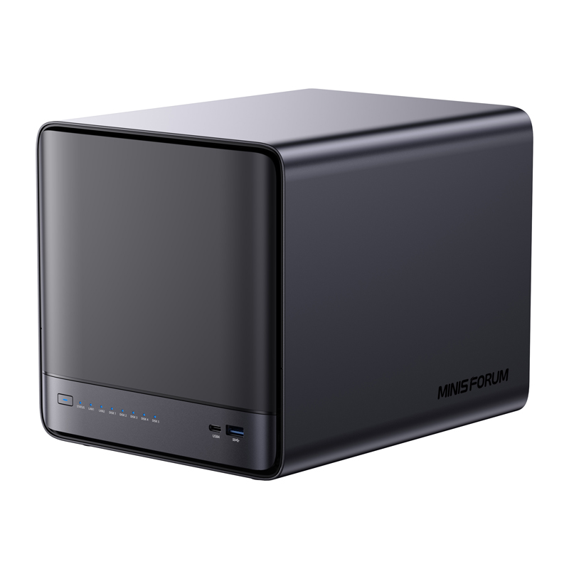 MINI-PC Minis Forum NAS N5 AMD Ryzen 7 H255, 16GB+128GB OS storage