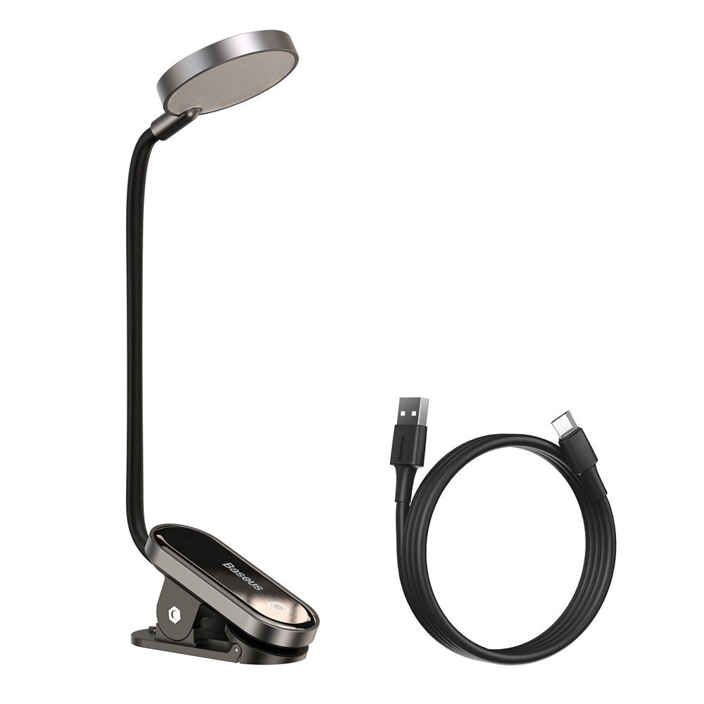 Baseus mini LED lamp with clip gray (DGRAD-0G)