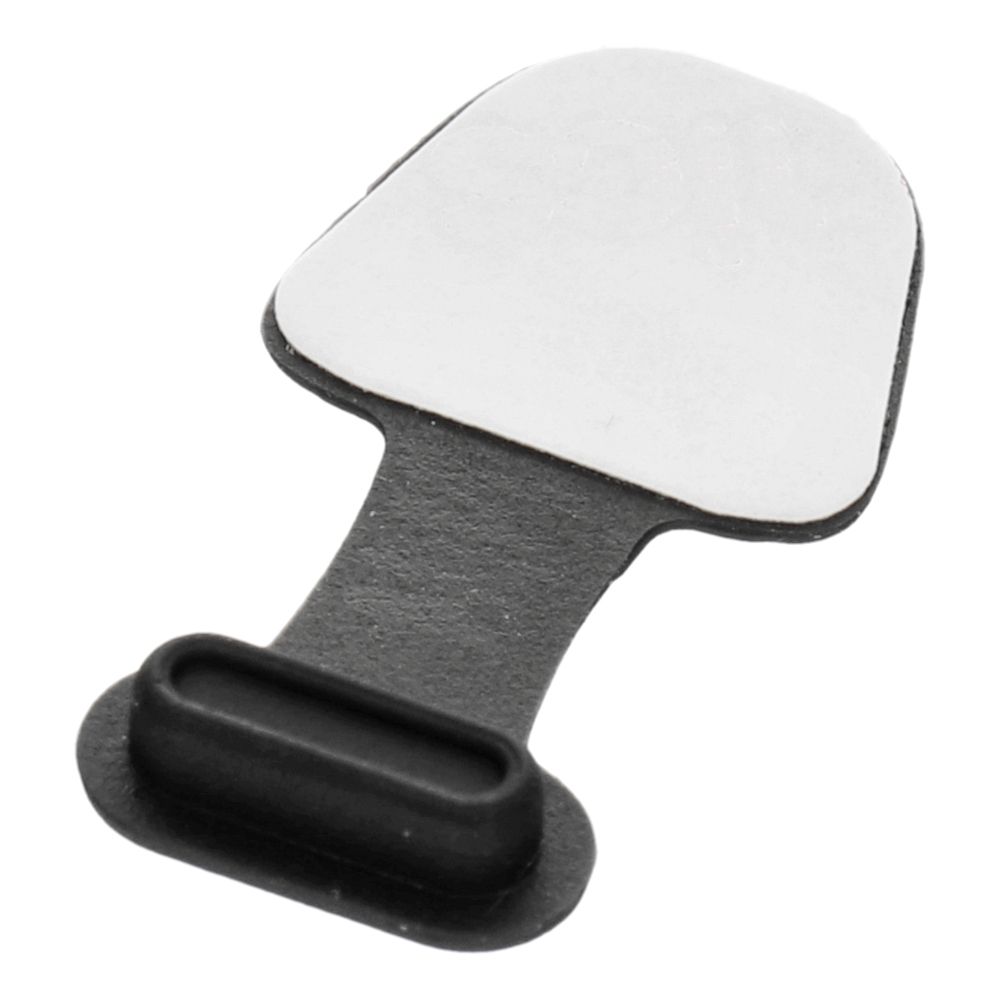 Lightning įkrovimo lizdo dangtelis su laikikliu juodas