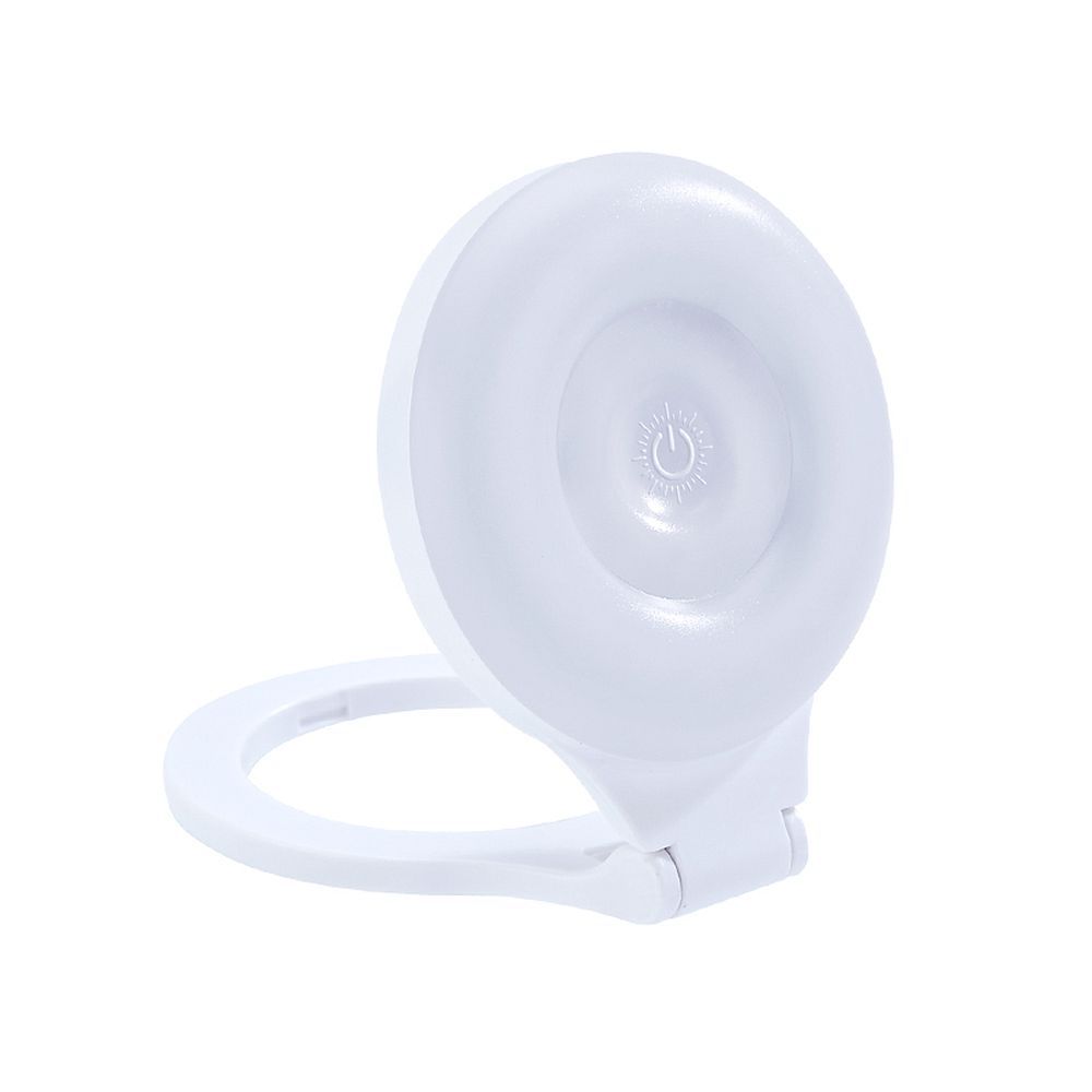 Mini magnetic phone stand with light compatible with MagSafe white