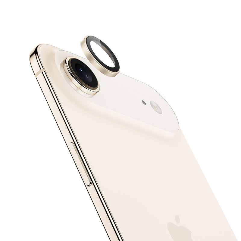 Benks Tempered glass DR Sapphire Lens Protector on camera for Iphone 17 Air (lens 1 piece) gold