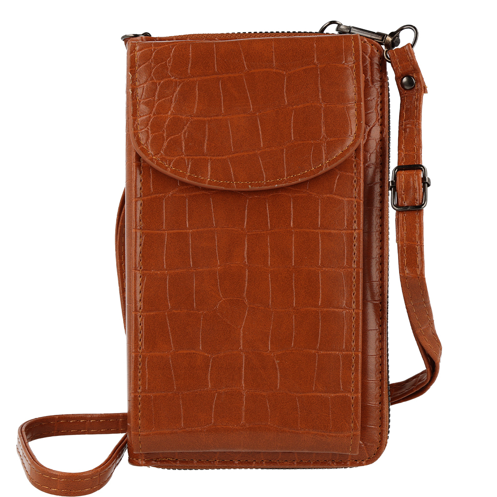 Megztas krepšys telefonui GCW12 rudas