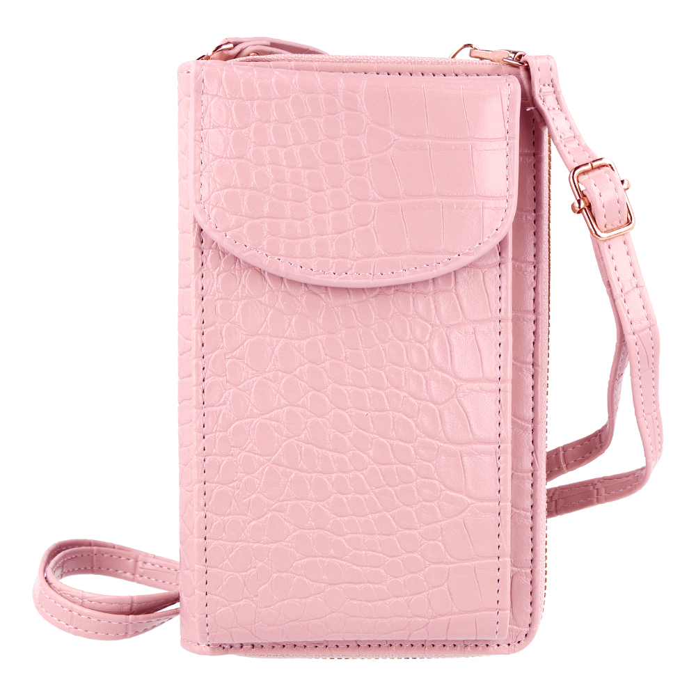 Megztas krepšys telefonui GCW12 rožinis