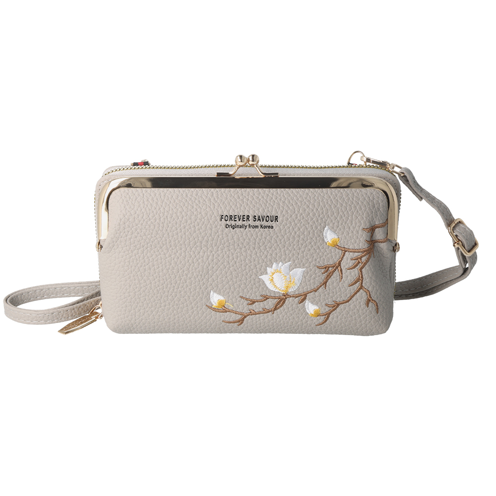 Megztas krepšys telefonui GCW16 pilkas