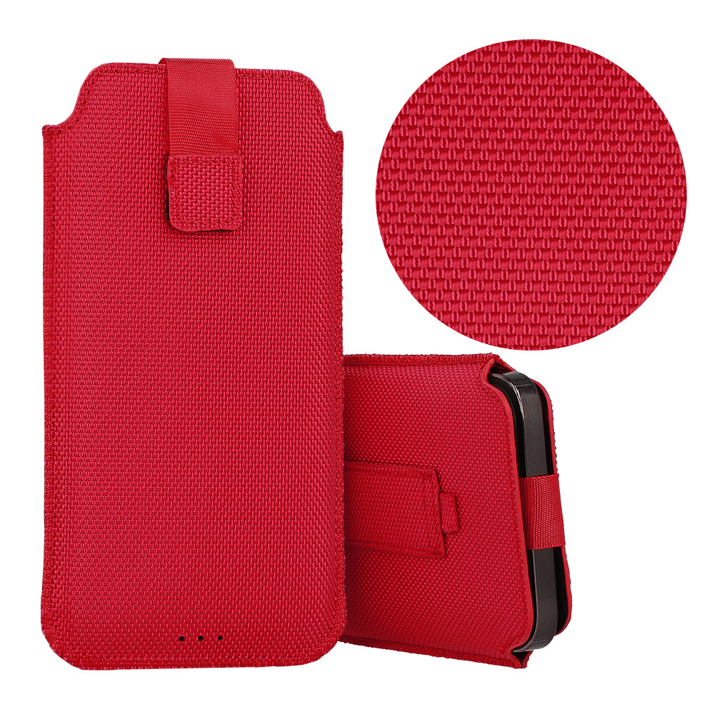 HIT Pouch Case (Size XL) for Iphone 15/15 Pro/Iphone 16/16 Pro/Samsung S24/S24 Plus/S25/S25 Plus/A53/A55 5G design 2 red