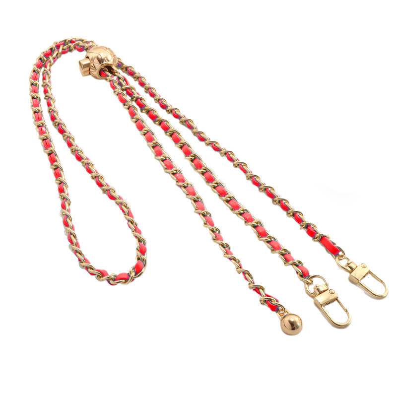 Telefono raištis G-14 raudonas-auksinis